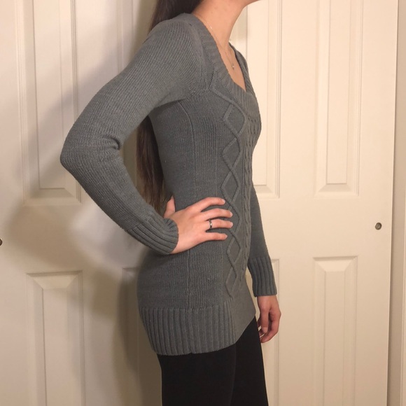 Charlotte Russe Long Sleeve Knit Sweater - Picture 2 of 3